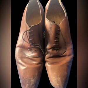 Gucci Men's Brown Leather Shoes